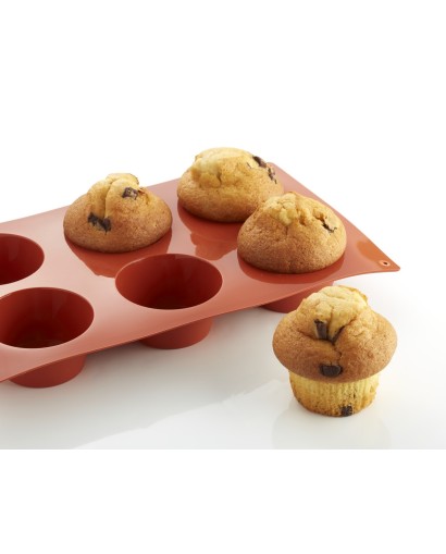 Plaque 6 muffins silicone...