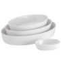 Plat sabot ovale blanc porcelaine 37x27 cm Pillivuyt