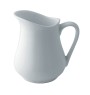 Pot à lait ovale blanc porcelaine 30 cl Ø 8 cm